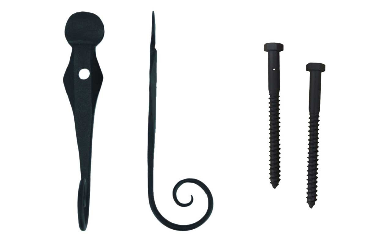 Perfect Shutters, inc. English Rat Tail Shutter Dog with lag Bolt Wayfair