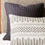 Édredon en coton Ink + ivy - double / grand, avec accents gris anthracite, 100% coton, 2 taies décoratives, taille grand chic / gris anthracite-117586244