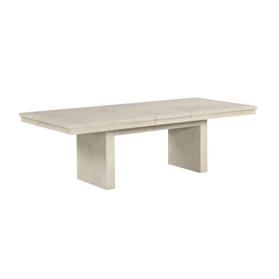 94" W Modern Farmhouse Dining Table, Natural