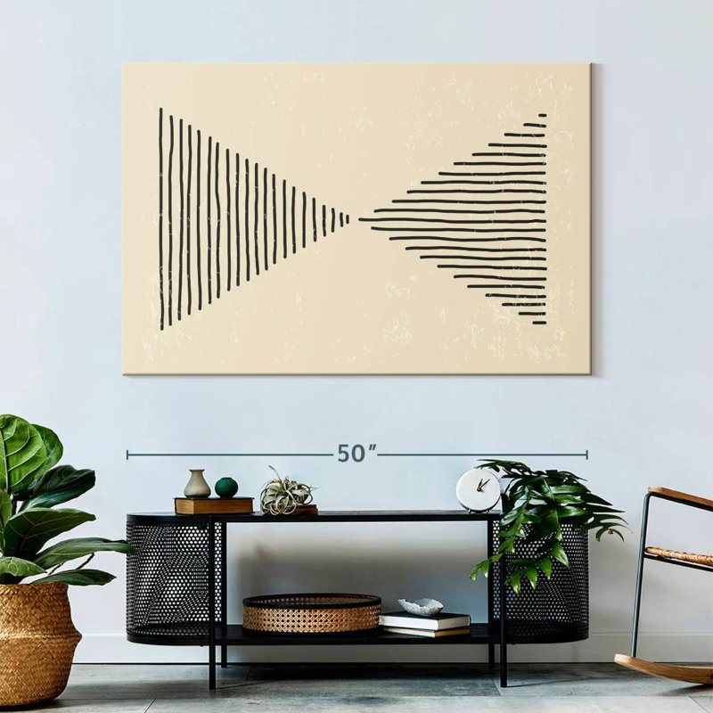 Avery Triangle Abstract, 34" H x 51" W