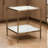 Broadhurst Glass Top End Table