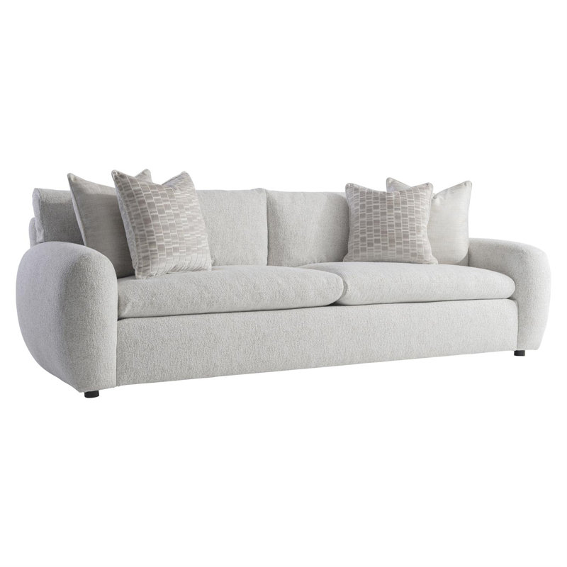 Teddy Upholstered 104.25'' Sofa, Cream Chenille 1345-002