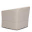 Fauteuil pivotant en jupe de lin Earl