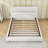 Queen Upholstered Platform Bed with Headboard