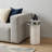 Avians Stainless Steel Top End Table