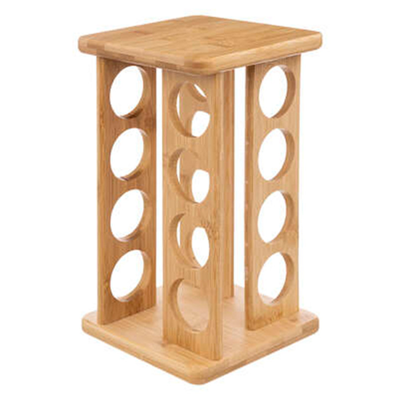 Bamboo Spice Jar & Rack Set