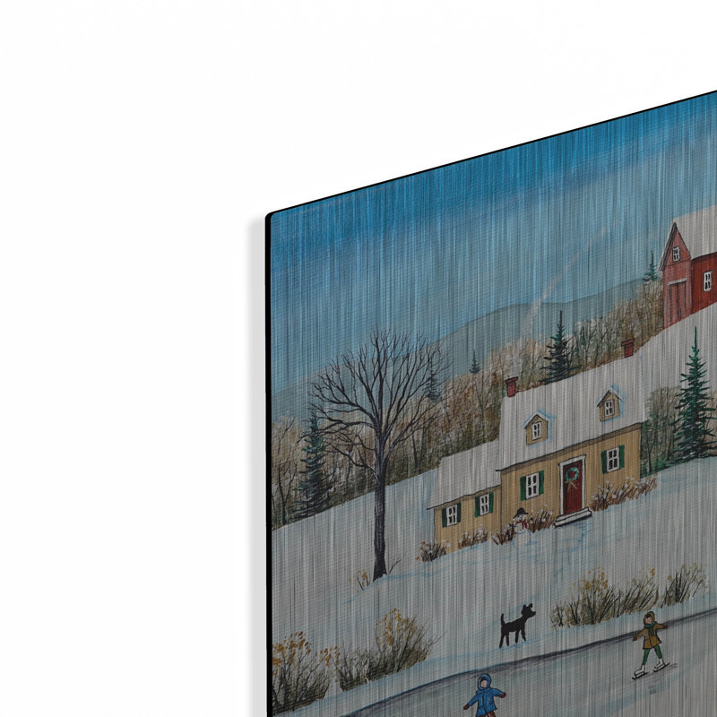 Winston Porter «Bright Day» par Sharon Mark, art mural en métal, H 12 po x l 12 po