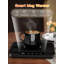 Chauffe-tasses à café, chauffe-tasses à panneau chauffant de 50 W avec 6 réglages de température, arrêt automatique 8 heures, minuterie 12 heures, conception ultra-mince, chauffe-café pour le bureau, idéal pour la maison, le bureau et les voyages 