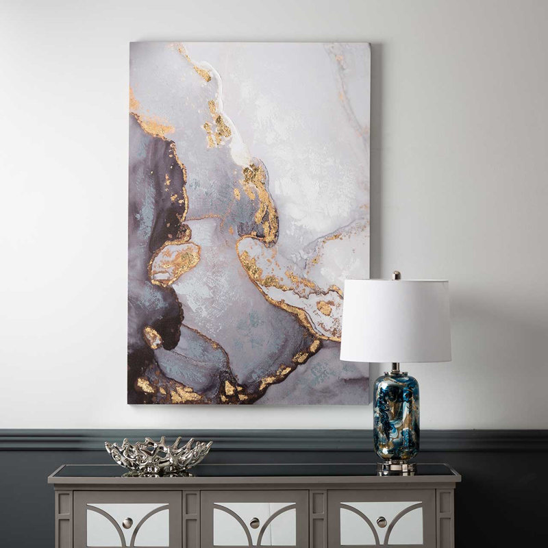 120cm Luxury Wall Art for Bedroom & Living Room Furniture, Wall Mounted Abstract Painting