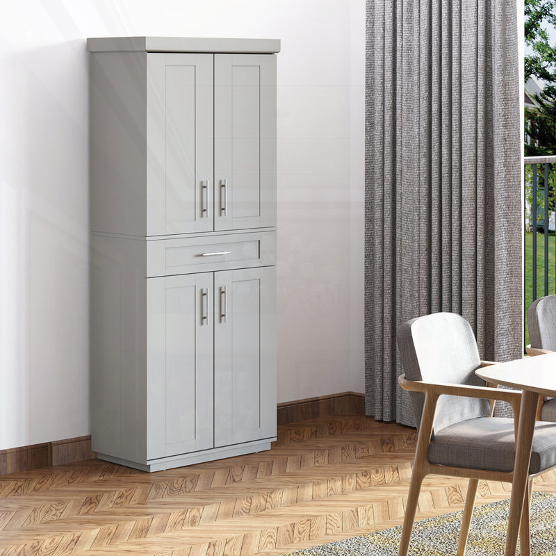 Modern Kitchen Pantry Freestanding Cabinet