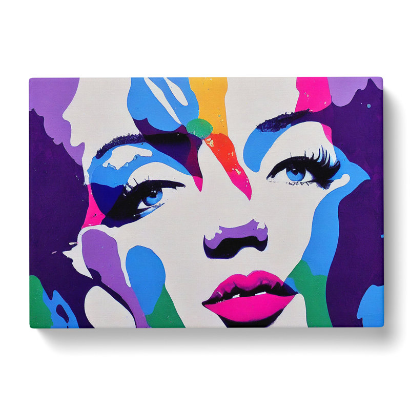 Pop Woman Vol.1 - Wrapped Canvas Print, 35cm H x 50cm W x 3cm D