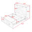  Lit escamotable en bois avec station de charge et ports USB-1562058987-1562058998