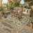 Sofia Wildlife Pattern Washable Faux Linen Area Rug With Non-Slip Backing-795581570