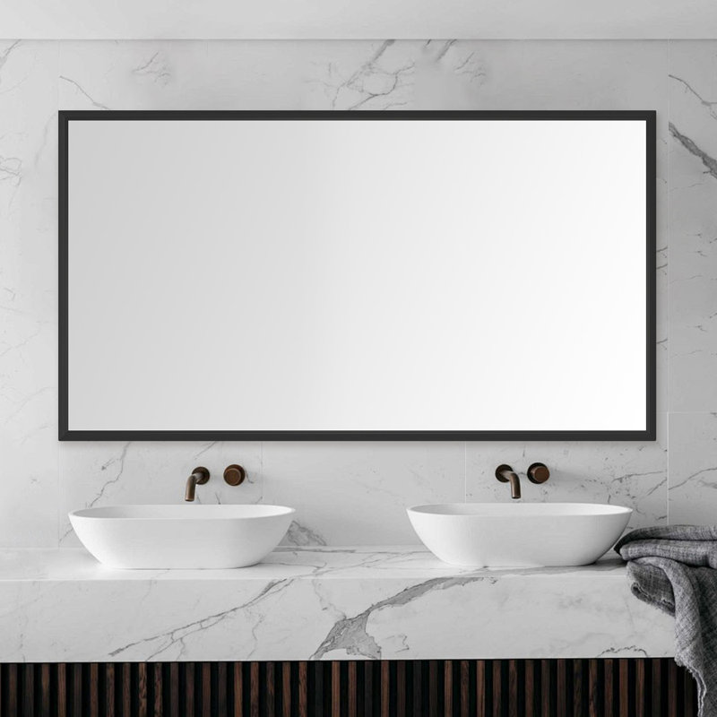 Aluminum Rectangle Wall Mirror, 48'' x 84''