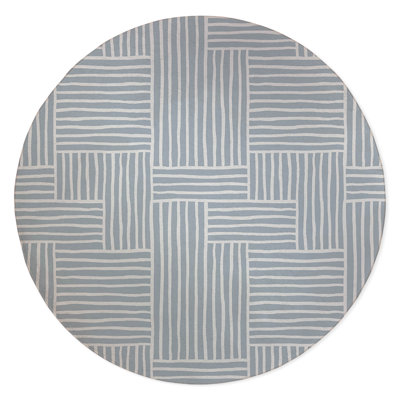 Grid Puz Non-Slip Outdoor Rug