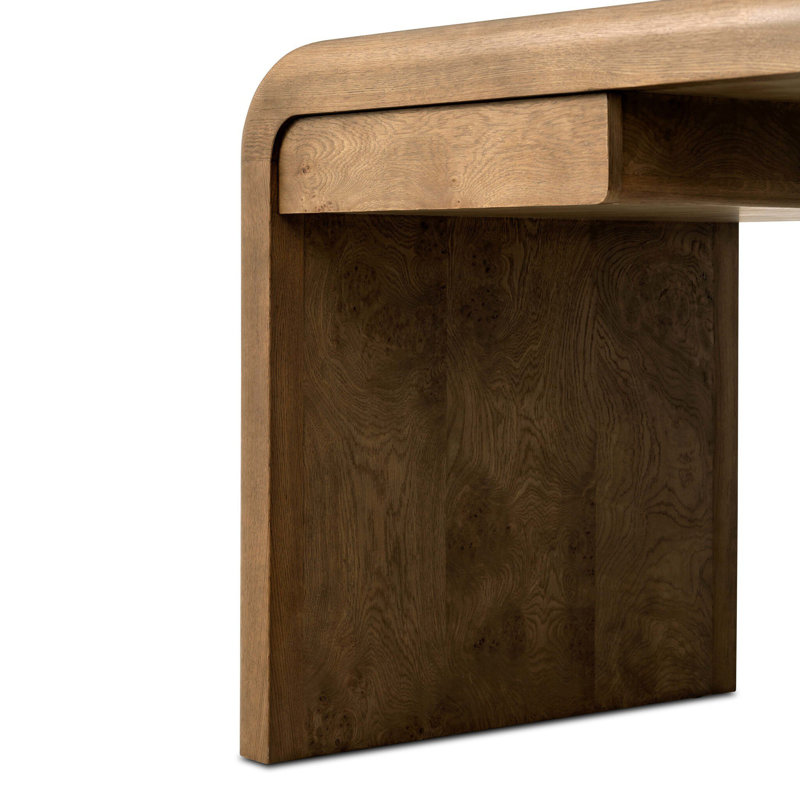 Daven Desk-Rye Medium Burl Oak Veneer