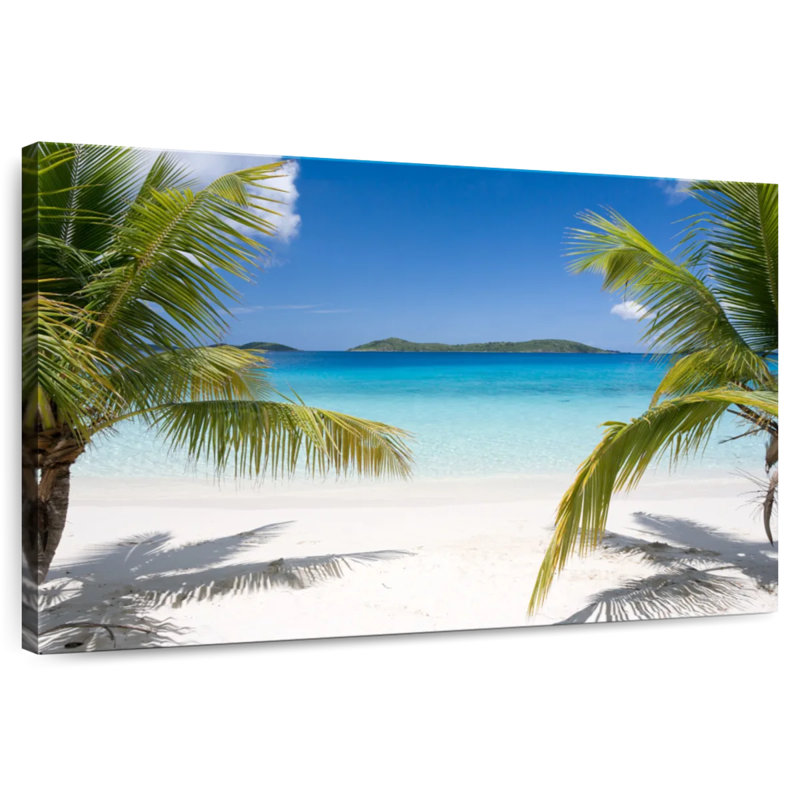 Gillard Pristine Caribbean Beach, H 20 po x l 30 po