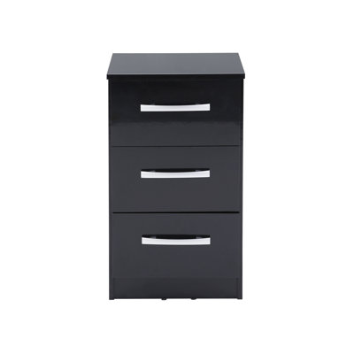 Marquitta 3 Drawer Bedside Table