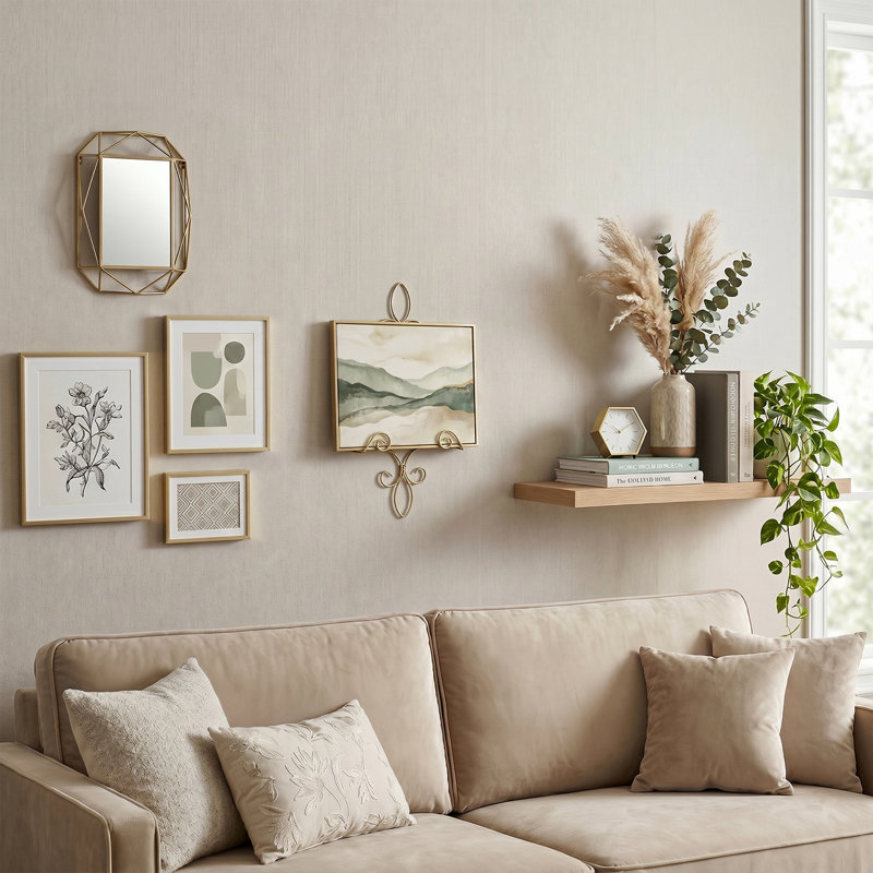 Wall Mounted Plate Display Holder Floating Shelf
