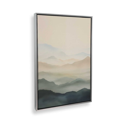 «Silent Serenity II», reproduction sur toile dans un cadre noir, 36 po x 24 po