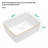 16X12 Inch Ceramic Rectangular Vessel Bathroom Sink-102543841