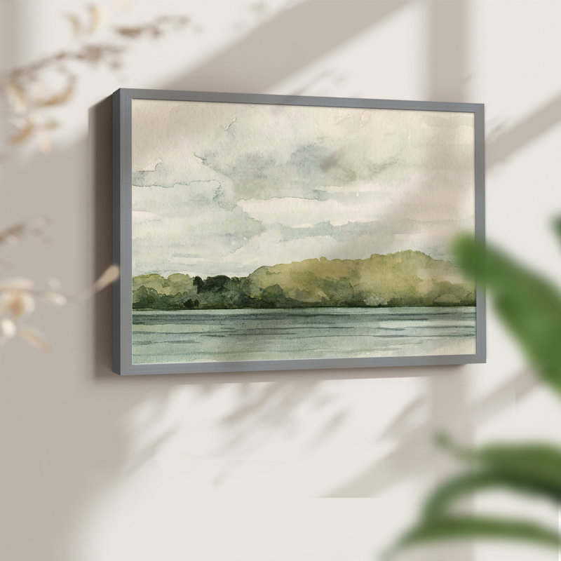 Riverside I -Framed Print - Restickable