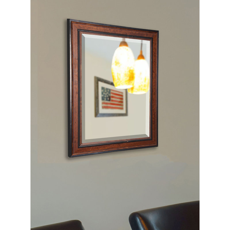Soderlund Wood Wall Mirror, 33.5" H x 21.5" W