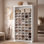 Armoire à chaussures 30 paires avec 31 casiers ouverts, tablettes réglables, range-chaussures à 10 niveaux