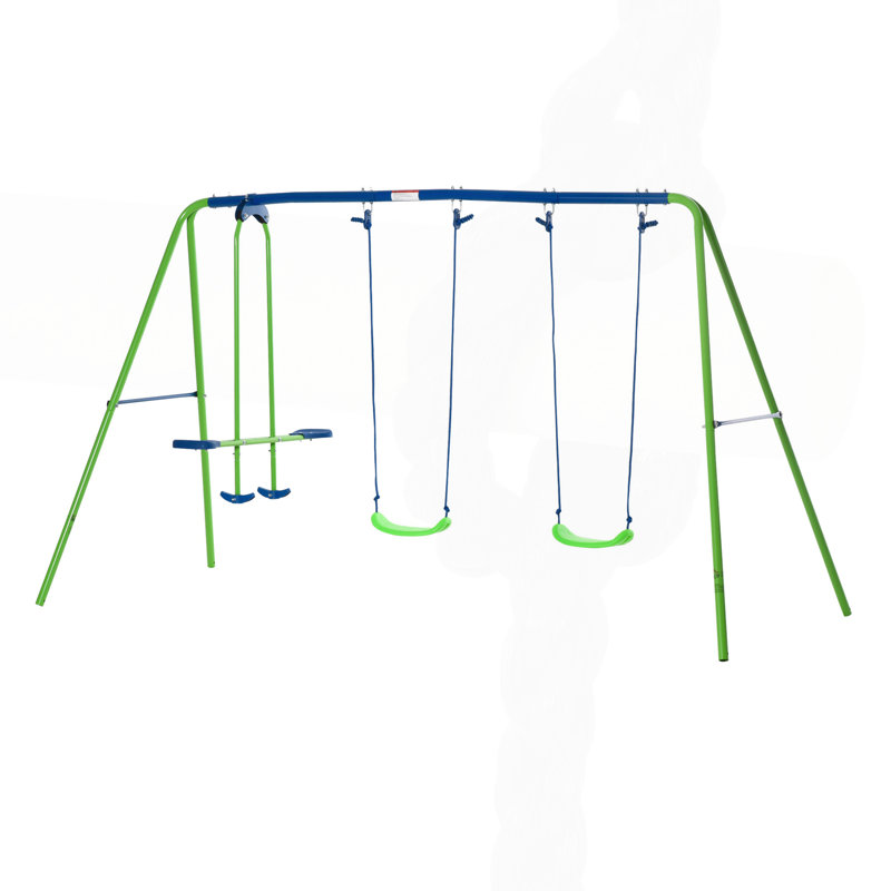 Portique en métal Outsunny, Vert