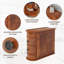 Solid Wood 2-Drawer End Table-1296204606