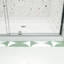 Douche pivotante pivotante, 44 à 48 po x 71 po, verre trempé de 1/4 po, facile à assembler, joint magnétique, cabine de douche résistante aux fuites, largeur 71 po de hauteur, installation simple, arrêt magnétique