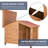 TRIXIE Natura Weatherproof Outdoor Lodge Dog House, Elevated Floor-417842330