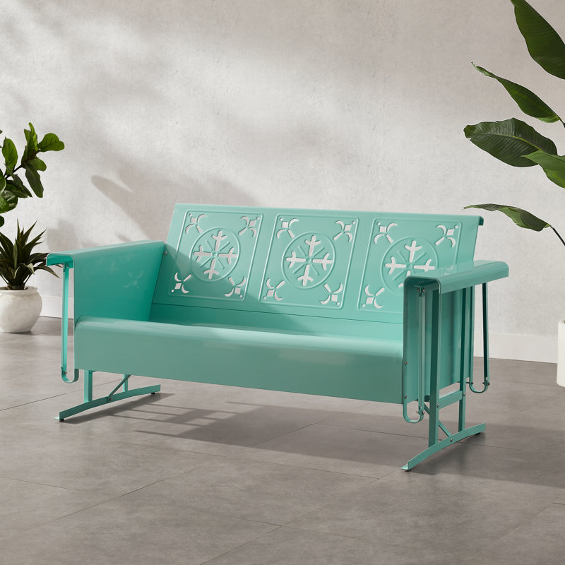 Passmore Retro Outdoor Sofa Glider