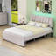 Lit plateforme tapissier classique avec lit gigogne simple Prarthana-1063275875-1063275876