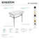 Imperial Ceramic 36" Console Bathroom Sink with Overflow