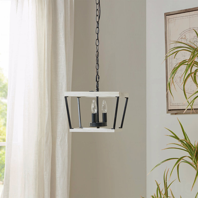 Luminaire suspendu en métal de style campagnard