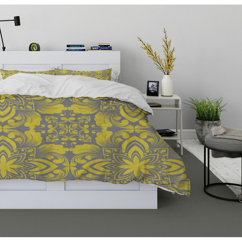 Luxury Polyester Twill Geometric Shapes Duvet Cover, Twin Duvet Cover + 1 Pillow Case