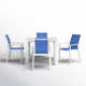 Farrah 55.4'' Rectangular 4 - Person Outdoor Dining Set
