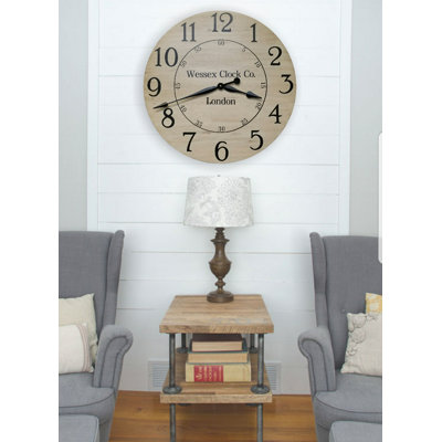 Creston Wood Wall Clock
