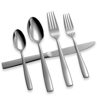 Latitude Run® Mickyla Stainless Steel Flatware Set - Service for 4