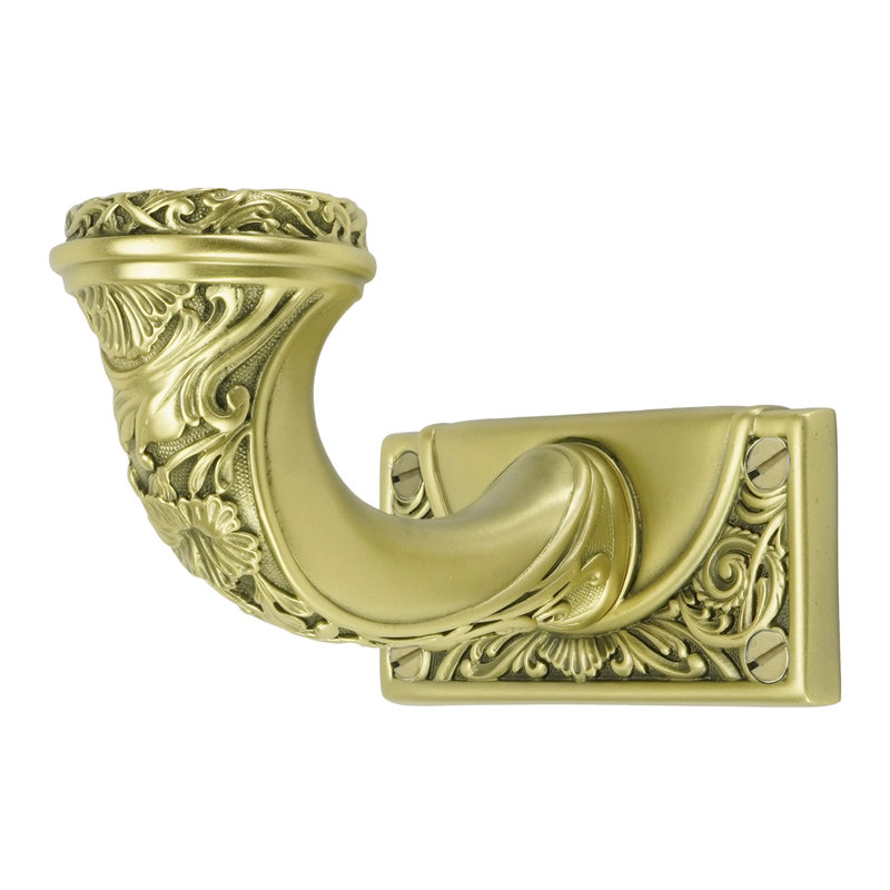 GEORGETOWN LARGE HOOK; BURNISHED BRASS FINISH, Antique Brass