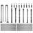 7'' Expandable Steel Bed Frame Noiseless Tool-Free Easy Assembly, No Boxspring Needed-1465275870