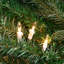 Mini lumières de Noël Everglow Chassing - transparent - fil blanc de 38 pi - 140 carats