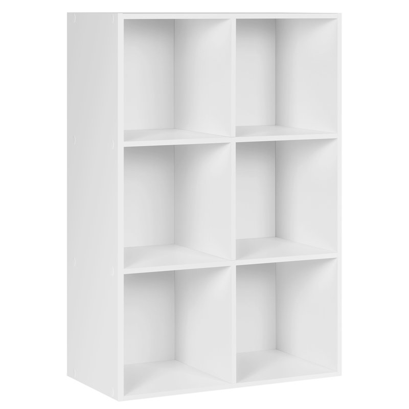 Hassi Engineered Wood Cube Bookcase, White