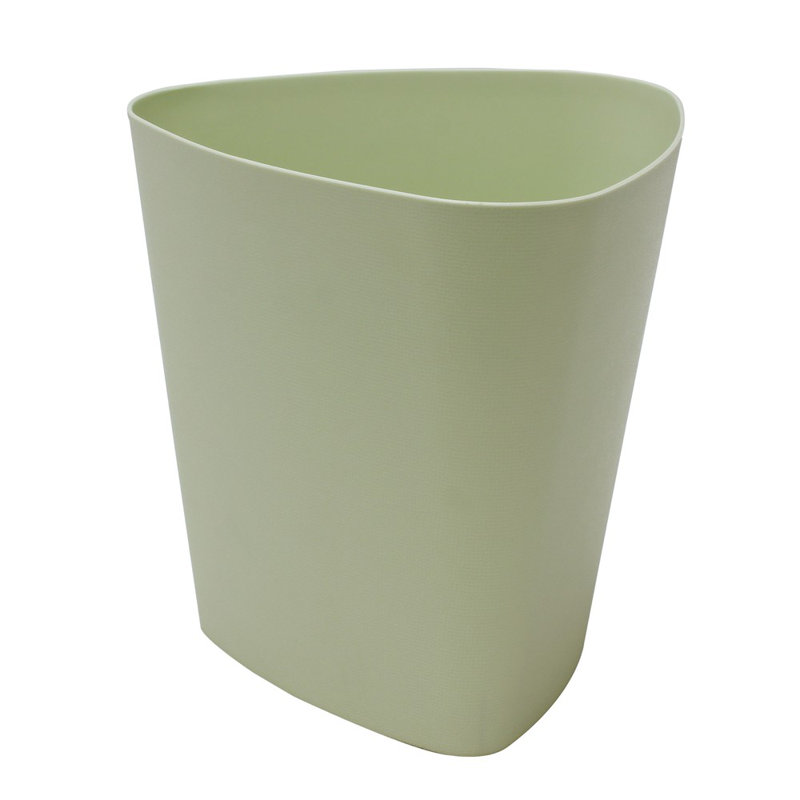 Plastic Open Waste Bin - 37.85L, Green