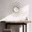 Miroir mural rond à glam bling fleur burst Chumasero