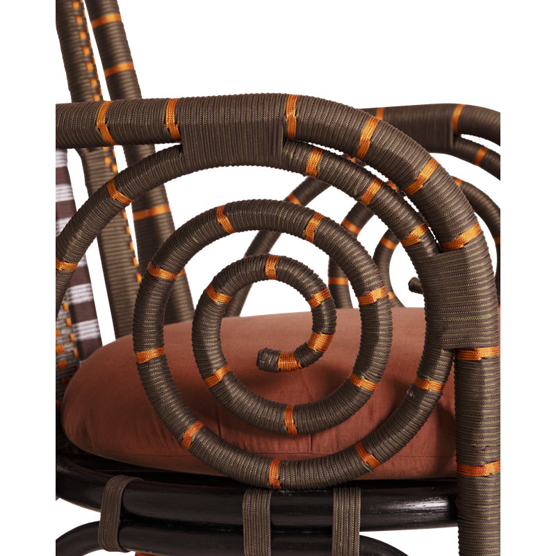 Fauteuil Benin, Orange