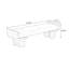 Banc rembourré blanc-426170260