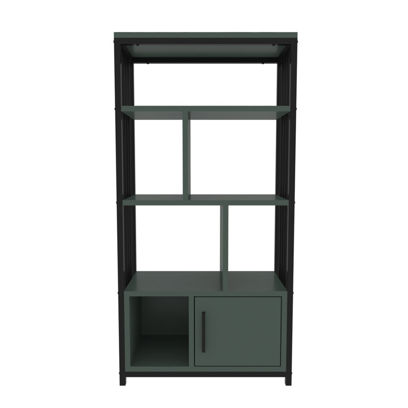 Valero Bookcase, Green, White