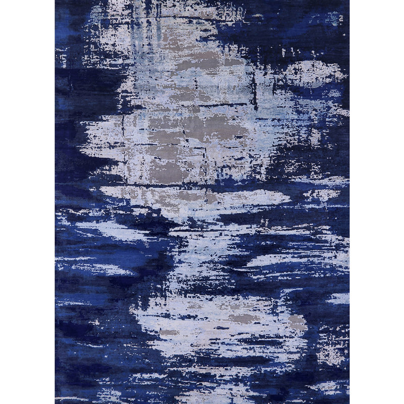 Brogden Abstract Indoor Rug, Round 3'